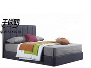Low Profile Velvet Platform Bed Furniture King Size
