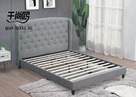 Bedrrom Furniture  Modern Design Tufted Upholstered Platform Bed King Size Headboard