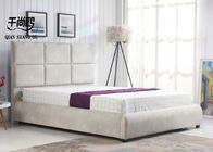 Upholstered Metal And Wooden Frame Storage Bed Size Customized