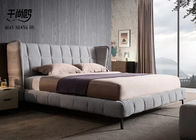 Simple style soft and comfortable linen bedroom soft bed