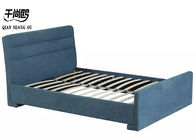 Novel Breathable Floor To Ceiling Bed  , Linen double size platform bed