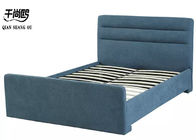 Novel Breathable Floor To Ceiling Bed  , Linen double size platform bed
