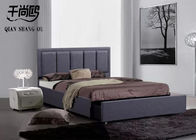 Breathable Stitching Upholstered King Size Bed With Drawers