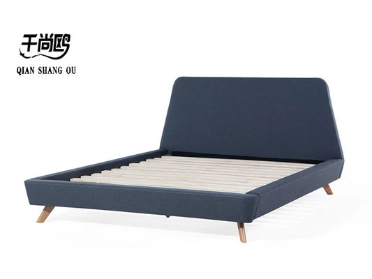 Modern classic sturdy and durable linen platform bedroom platform bed