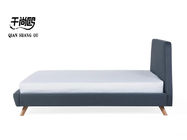 Modern classic sturdy and durable linen platform bedroom platform bed