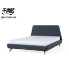 Modern classic sturdy and durable linen platform bedroom platform bed