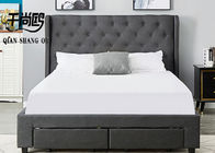 Latest Design Wholesale factory price double queen king size 4 drawers upholstered storage bed