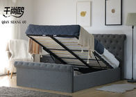 Sleigh Home Upholstered Storage Platform Bed Multi Size Simple Assembly