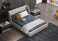 Hotel Upholstered Queen Size Platform Bed , Modern Luxury Tatami Storage Bed