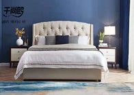 Gray Princess Fabric Upholstered Queen Bed Manufacturers