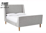Wholesale Bedroom Furniture Bed Frame Modern Platform Bed Fabric 