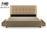 Customized King Size Drawer Storage Bed 180*200cm With Pillow